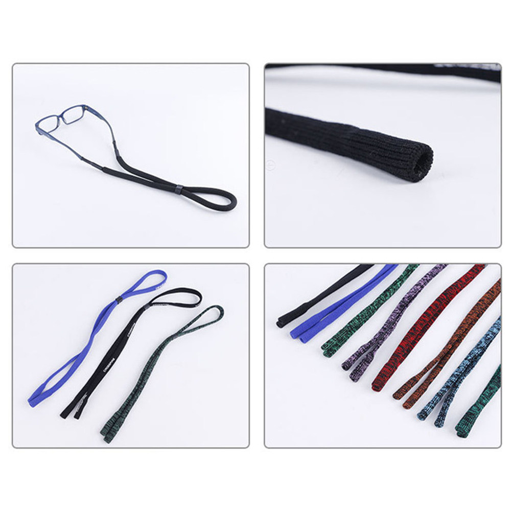 Sunglass Retainer Cord - Kit com 5 Cordões Antiderrapantes Ajustáveis