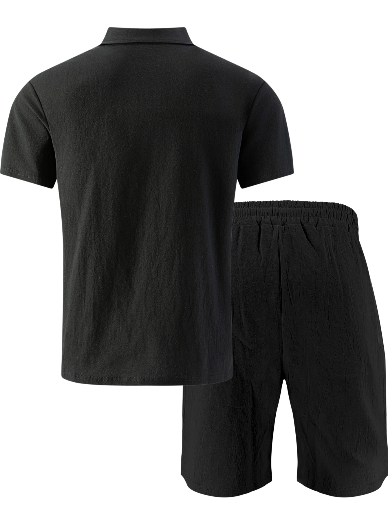 Conjunto de 2 Peças Masculino: - Short Linen Drawstring avaliação e preço