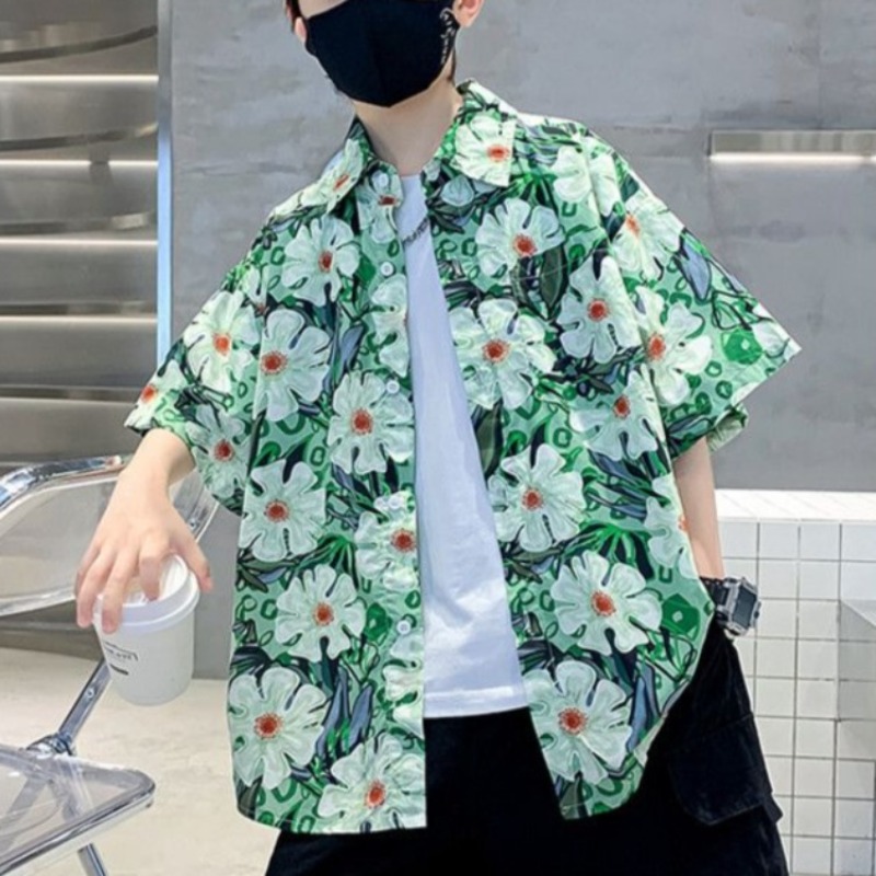 Conjunto de Camisa Floral para - Resort Shirt Floral avaliação e preço