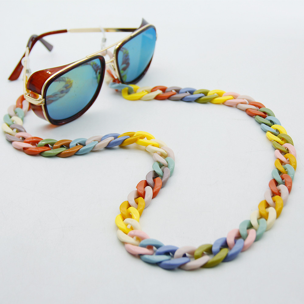 Nova moda acrílico óculos corr - Sunglass Retainer Cord avaliação e preço