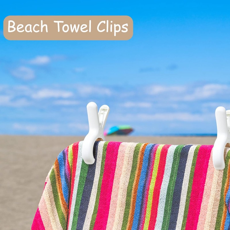 Conjunto de 6 Prendedores de P - Beach Towel Large avaliação e preço